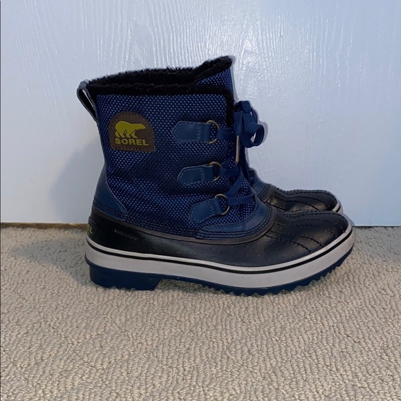 Sorel Womens' Navy Blue Winter Boots size 7 - Picture 1 of 9